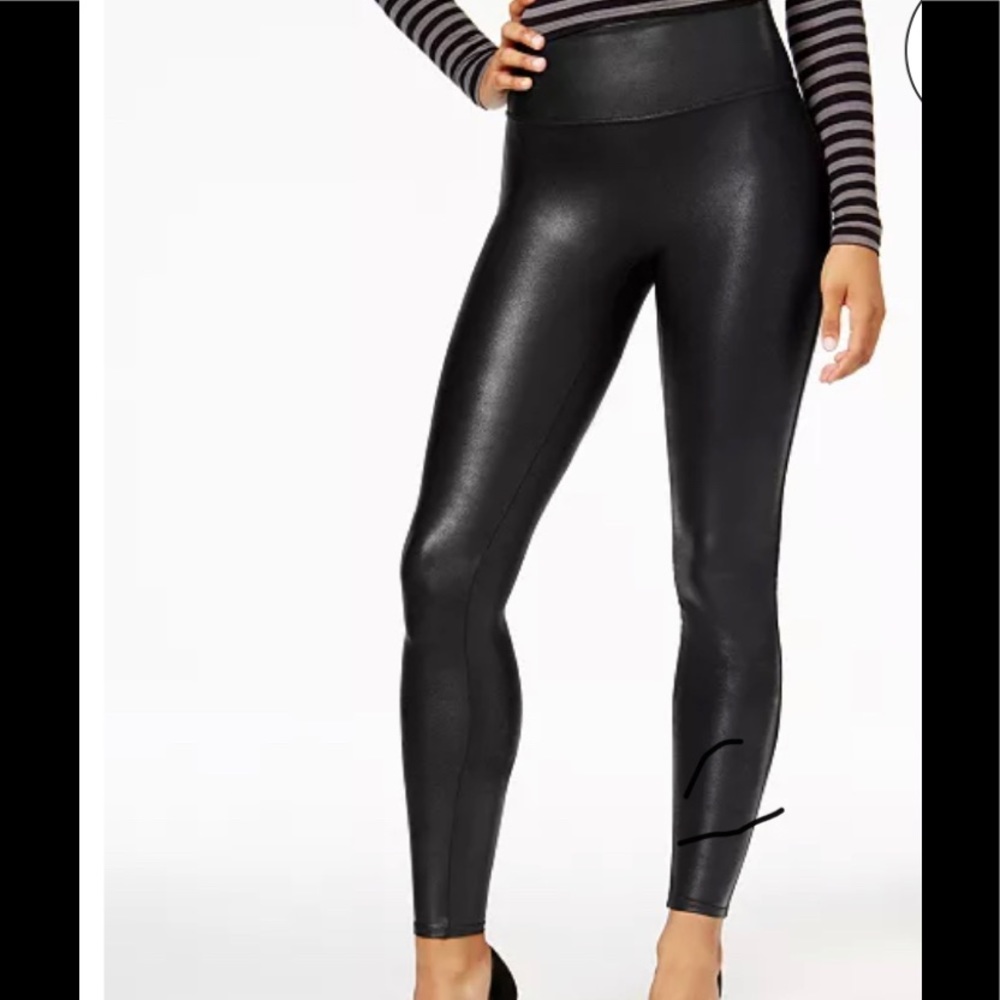 SPANX faux leather leggings - NEW, never worn.